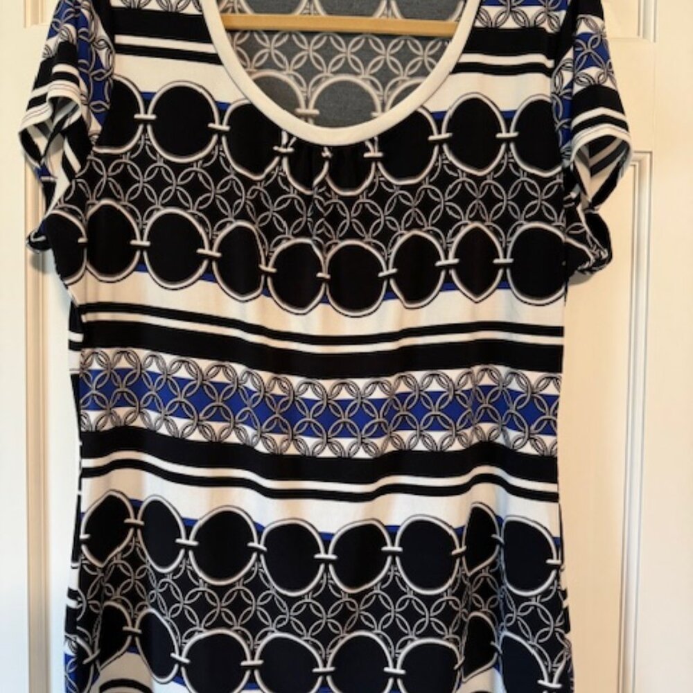 Worthington XL Short Sleeve Round Neck Top Worn Once